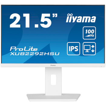 Монітор 21.5" IIYAMA ProLite XUB2292HSU-W6 IPS безрамковий/поворотний екран Білий