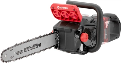 Пила цепная аккумуляторная с бесщеточным двигателем Intertool Storm 2х20 В без ЗУ и АКБ (WT-9211)