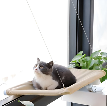Комнатная подвесная лежанка для кошек window mounted cat bed