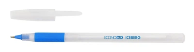Ручка масляная синяя Economix ICEBERG 0.7 мм E10197-02 1 шт