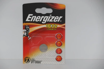 Батарейка часовая Energizer&nbsp;CR1632 3.0V 125mAh 16x3,2mm. Литиевая