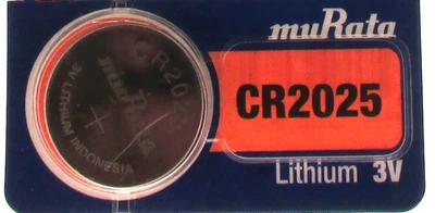 Батарейка годинникова muRata CR2025&nbsp;3.0V 140mAh 20x2.5mm Літієва