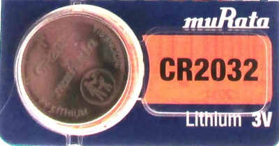Батарейка часовая muRata CR2032&nbsp;3.0V 200mAh 20x3.2mm Литиевая