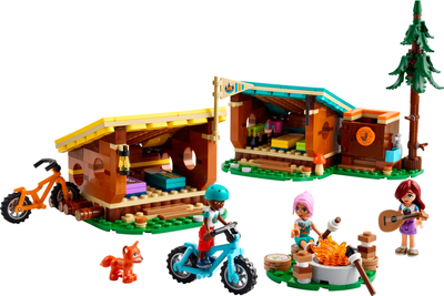 Zestaw klocków LEGO Friends Przytulne domki na letnim obozie 437 elementów (42624)