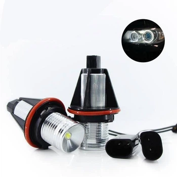 Ангельские глазки Led Marker для BMW 12 Вт белые лед маркер E39 E60 E61 E63 E64 E65 E66 E53 X5 E83 X3 E87