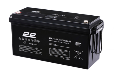 2E Аккумуляторная батарея LFP24, 24В, 100А•год, LCD 8S