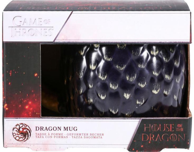 Чашка Paladone Shaped Mug House Of The Dragon Egg 500 мл (5056577713329)