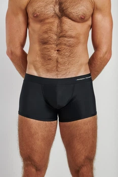 Плавки чоловічі Garcon Francais Boxer de Bain 21NOI чорні преміум у французькому стилі L Noir (ZIK0000022604)
