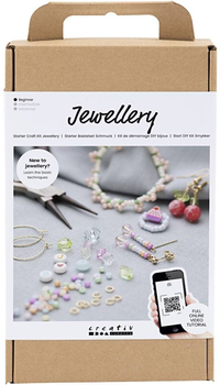 Zestaw do robienia biżuterii Creativ Company Starter Craft Kit Jewellery Vibrant Colours (5712854587679)