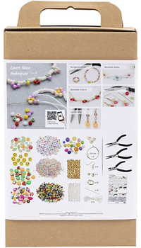 Zestaw do robienia biżuterii Creativ Company Starter Craft Kit Jewellery Vibrant Colours (5712854587679)