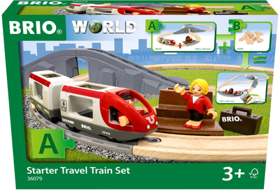 Zestaw do zabawy Brio Starter Travel Train 22 elementy (7312350360790)