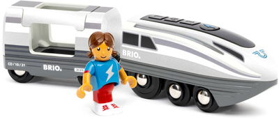 Локомотив Brio Trains & Vehicles Turbo Train (7312350360035)