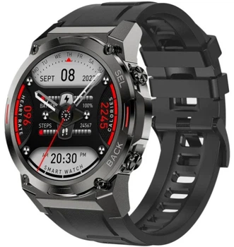 Смарт-годинник Oukitel BT50 Black (6931940742276)