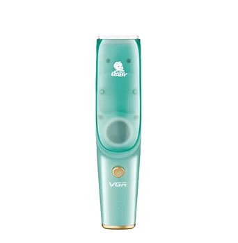 Машинка для стрижки детей бесшумная с вытяжкой VGR V-151 Hair clippers AND V-151 бирюзовая