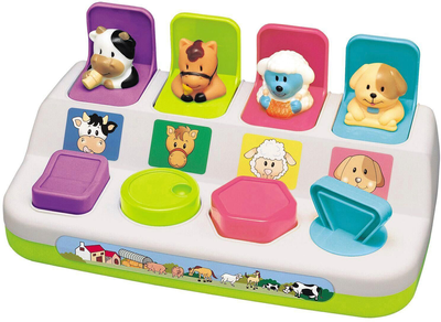 Interaktywna zabawka Happy Baby Pop Up Farm Animals (7070398093291)