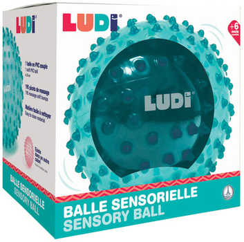 Piłka Ludi Sensory Ball Niebieska (3550833301142)