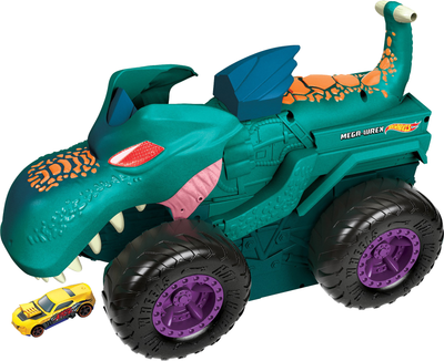 Увеличенная машинка Hot Wheels Monster Trucks Хищный Мега Рекс (0887961974775)