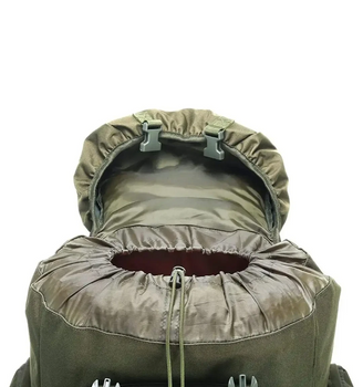 Водонепроницаемый туристический рюкзак 80л с креплением MOLLE материал Oxford 1200D 80х39х22см Tacal-A4 Camouflage