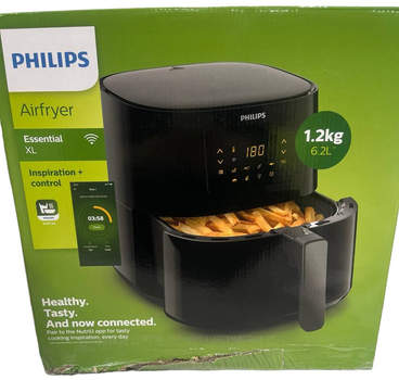 Frytkownica beztluszczowa Philips Ovi XL Essential Connected (HD9280/70) (955555904870621) - Outlet