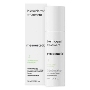 Нічний крем-гель для проблемної шкіри Blemiderm Mesoestetic Acne One 50 мл.