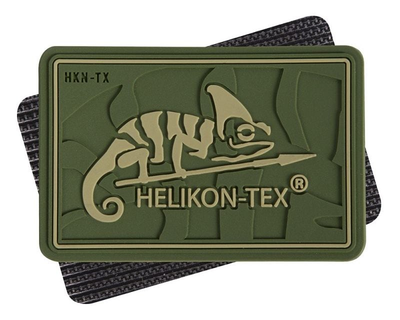 Шеврон Helikon-tex® Logo - ПВХ - Олив Green (5908218713383) M-T