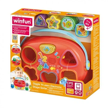 Игрушка развивающая WinFun Сортер музыкальный, звуки животных, свет, 230201-NL