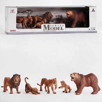 Набор игровых фигурок диких животных 5 фигурок A-Toys, Q9899D47