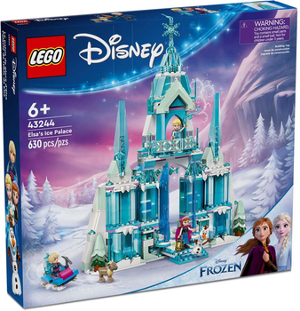 Конструктор LEGO Disney Princess Крижаний палац Ельзи 630 деталей (43244)