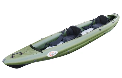 Байдарка з надувним каркасом Zelgear Spark 450 двомісна хакі