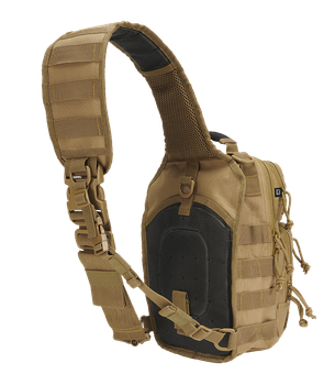 Тактична сумка-рюкзак Brandit-Wea US Cooper sling medium(8036-70-OS) camel, 8L