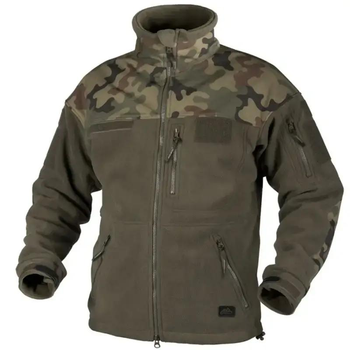 Кофта флисовая Helikon Infantry Jacket Heavy Fleece Woodland Olive Green size L