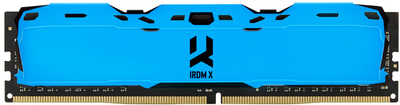 Оперативна пам'ять Goodram DDR4-3200 32768MB PC4-25600 (Kit of 2x16384) IRDM X Blue (IR-XB3200D464L16A/32GDC)