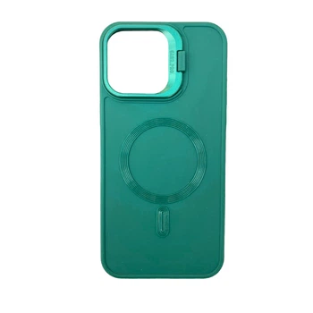 Силиконовый чехол с MagSafe для iPhone 13 Pro Dark Green