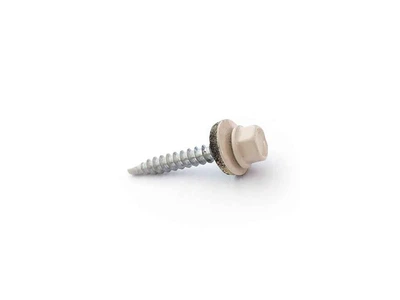 Саморіз даховий FASTENERS HOUSE 4,8 х 19 Слонова кістка 50шт/уп. зі свердлом Економ КД SDSM (1015)