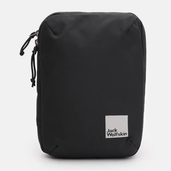 Сумка на пояс чоловіча тканинна Jack Wolfskin Konya Organizer 8007811-6000 Чорна (4064993996999)