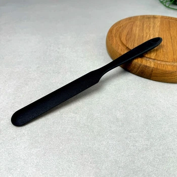 Силіконовий кондитерський шпатель 24*2.5 см Чорний
