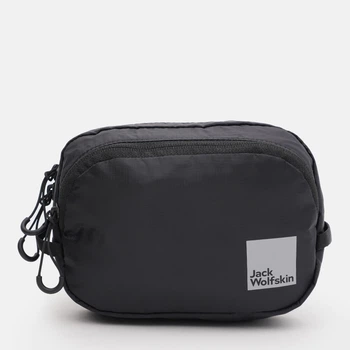 Сумка на пояс чоловіча тканинна Jack Wolfskin Wandermood Hipbag 8007891-6502 Чорна (4064993997279)