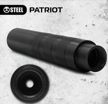 Глушитель Steel PATRIOT 5.45х39 резьба M24x1.5