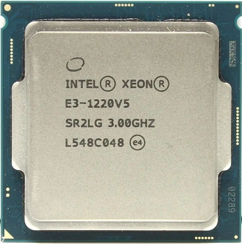 Процессор s1151 Intel Xeon E3-1220 V5, 3-3,5 МГц, 4-4 core, Нет, 80W (аналог i5-7400) Б/У
