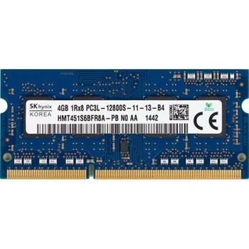 Оперативна пам'ять 4 ГБ, DDR3L, для ноутбуків, SK hynix (1600 МГц, 1.35 В, CL11, HMT451S6BFR8A-PB Б/В