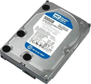 Жесткий диск 500 ГБ Western Digital (для ПК, 3.5", 7200 об/мин, 16 МБ, SATAII, WD5000AAKS) Б/У
