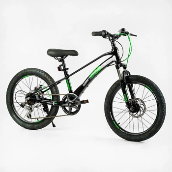 Детский спортивный велосипед 20" дюймов Corso "F35" (MG-20355) магниевая рама, Shimano Revoshift 7 скоростей
