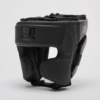 Боксерский шлем тренировочный Leone Mono Black L