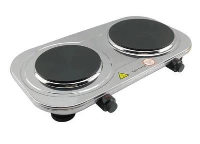 Электроплита дисковая настольная на 2 конфорки Rainberg RB-007 Pro 3500W