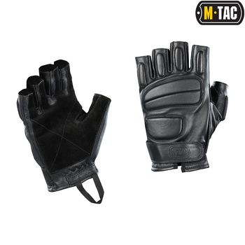 M-Tac рукавички безпалі шкіряні Assault Tactical Mk.1 Black M