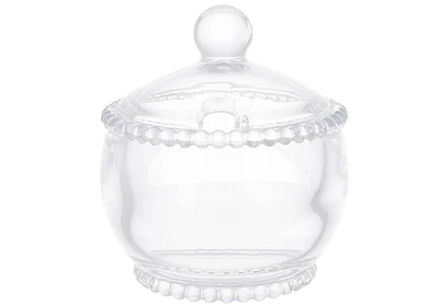 Сахарница стеклянная прозрачная Bauble 10*11 см 992-015