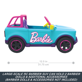 Pojazd Hot Wheels Barbie SUV 1:12 zdalnie sterowany (0194735195893)