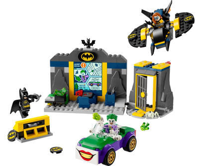 Конструктор LEGO DC Печера Бетмена з Бетменом Бетгерл та Джокером 184 деталей (76272)