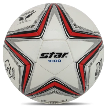 Мяч футбольный STAR NEW POLARIS 1000 SB375 №5 Composite Leather Белый-красный