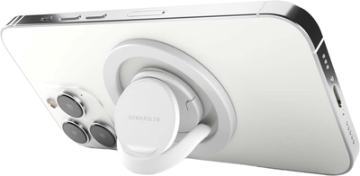Тримач Vonmaehlen Backflip Mag The Magnetic для Apple iPhone Grip White (4251483600386)